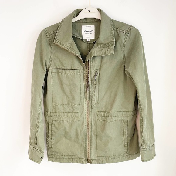 Madewell Olive Utility Jacket - Picture 3 of 10